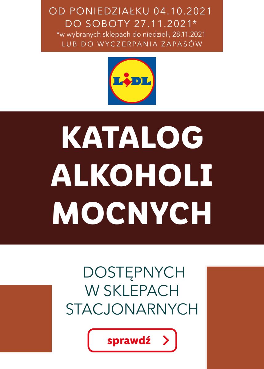 Gazetka KATALOG ALKOHOLI MOCNYCH