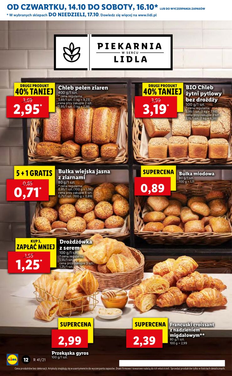 Gazetka OFERTA WAŻNA OD 14.10 DO 17.10