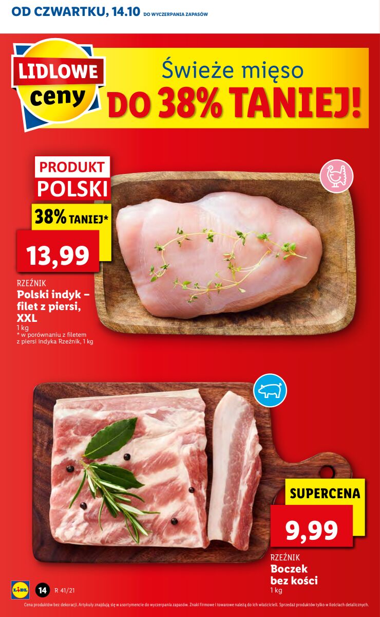 Gazetka OFERTA WAŻNA OD 14.10 DO 17.10