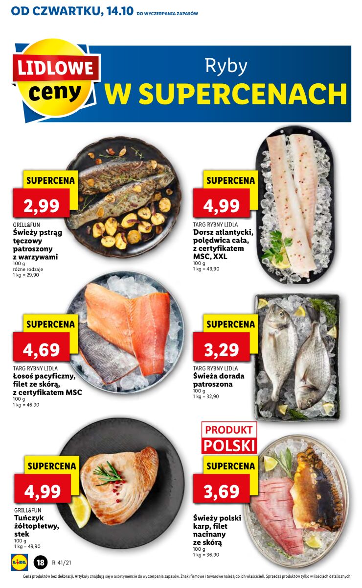 Gazetka OFERTA WAŻNA OD 14.10 DO 17.10