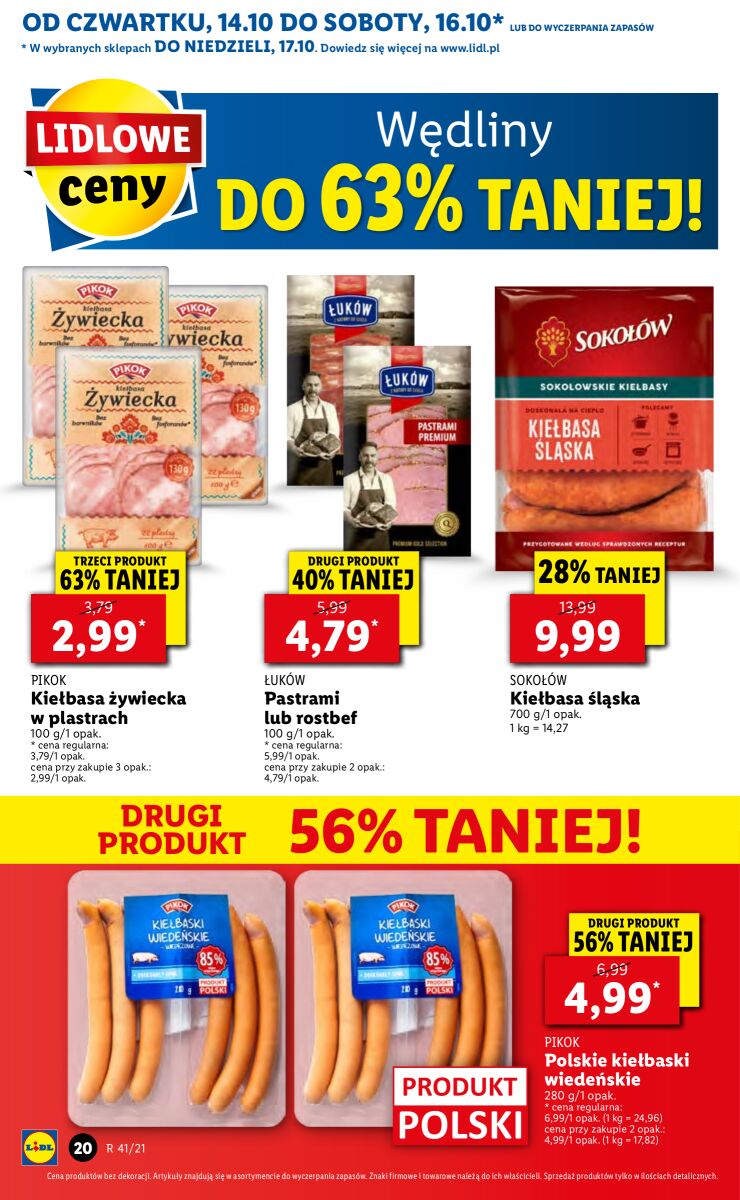 Gazetka OFERTA WAŻNA OD 14.10 DO 17.10