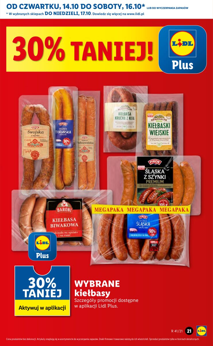 Gazetka OFERTA WAŻNA OD 14.10 DO 17.10