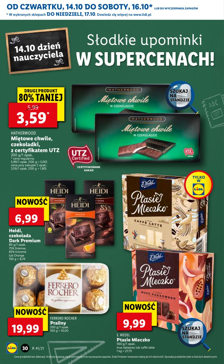 Gazetka OFERTA WAŻNA OD 14.10 DO 17.10