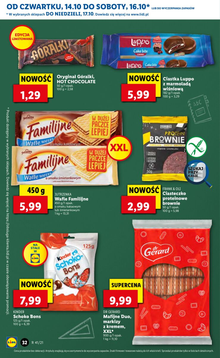 Gazetka OFERTA WAŻNA OD 14.10 DO 17.10
