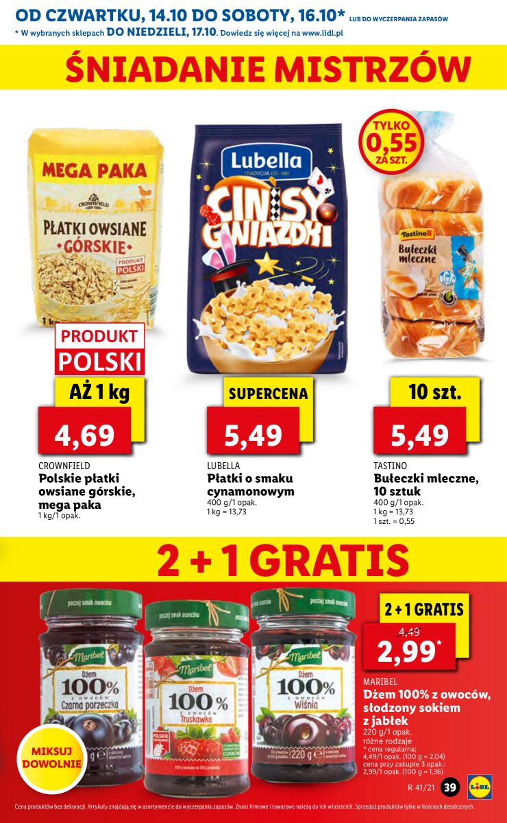 Gazetka OFERTA WAŻNA OD 14.10 DO 17.10