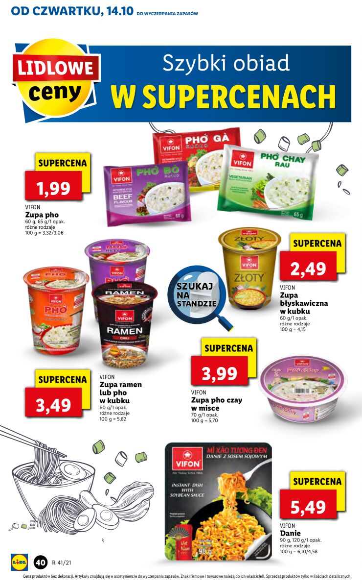 Gazetka OFERTA WAŻNA OD 14.10 DO 17.10
