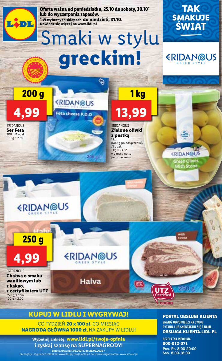 Gazetka OFERTA WAŻNA OD 25.10 DO 31.10