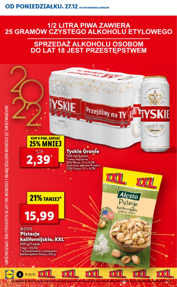 Gazetka OFERTA WAŻNA OD 27.12 DO 02.01