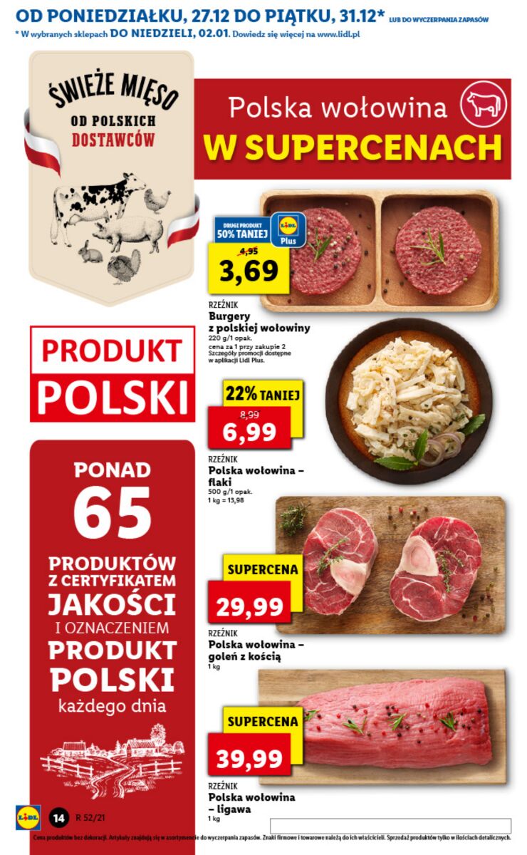 Gazetka OFERTA WAŻNA OD 27.12 DO 02.01
