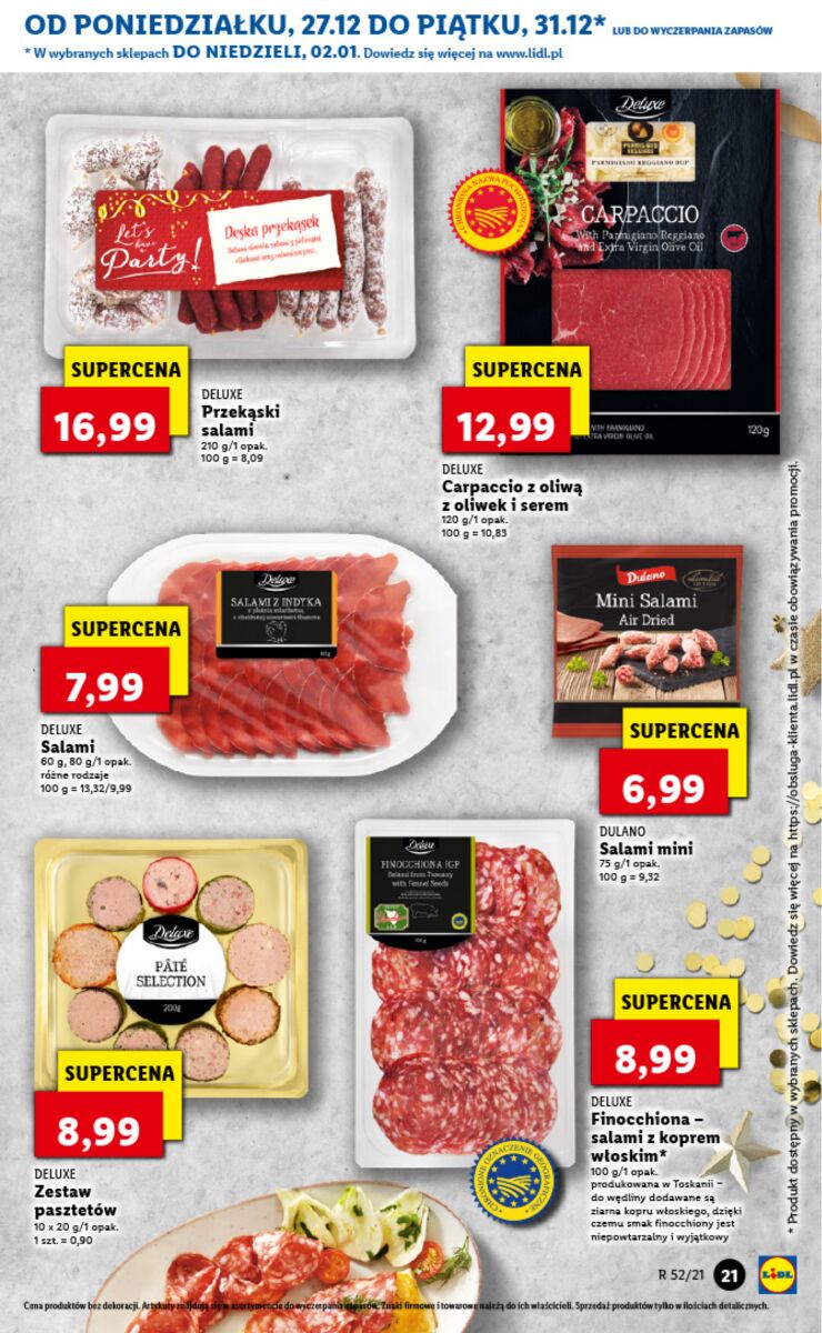 Gazetka OFERTA WAŻNA OD 27.12 DO 02.01