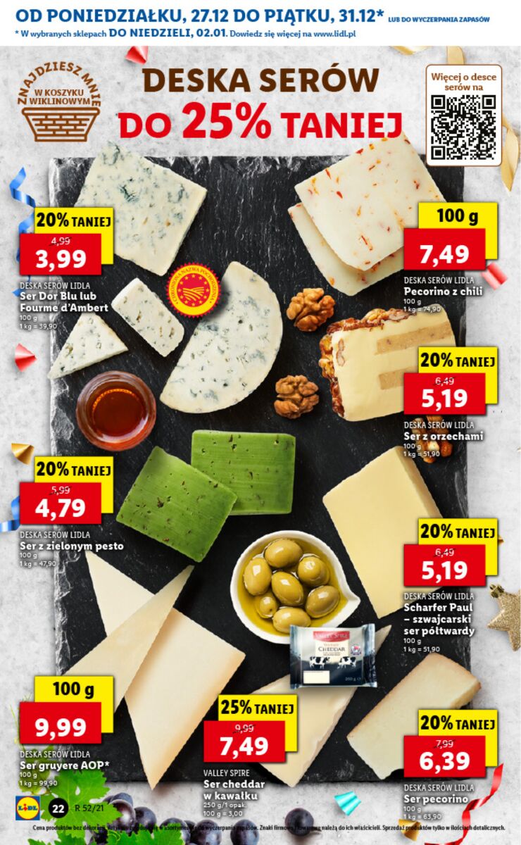 Gazetka OFERTA WAŻNA OD 27.12 DO 02.01