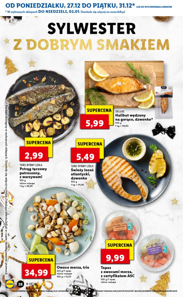 Gazetka OFERTA WAŻNA OD 27.12 DO 02.01