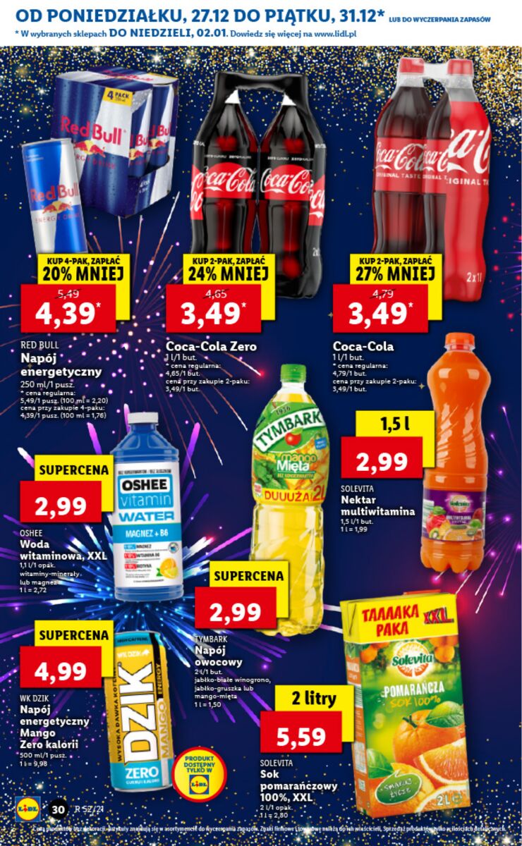 Gazetka OFERTA WAŻNA OD 27.12 DO 02.01