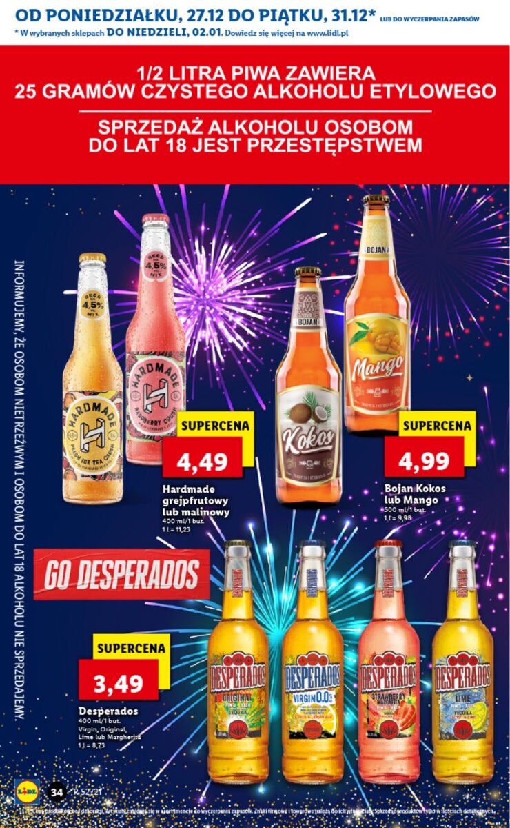 Gazetka OFERTA WAŻNA OD 27.12 DO 02.01