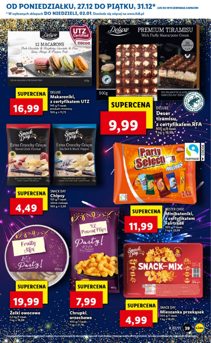 Gazetka OFERTA WAŻNA OD 27.12 DO 02.01