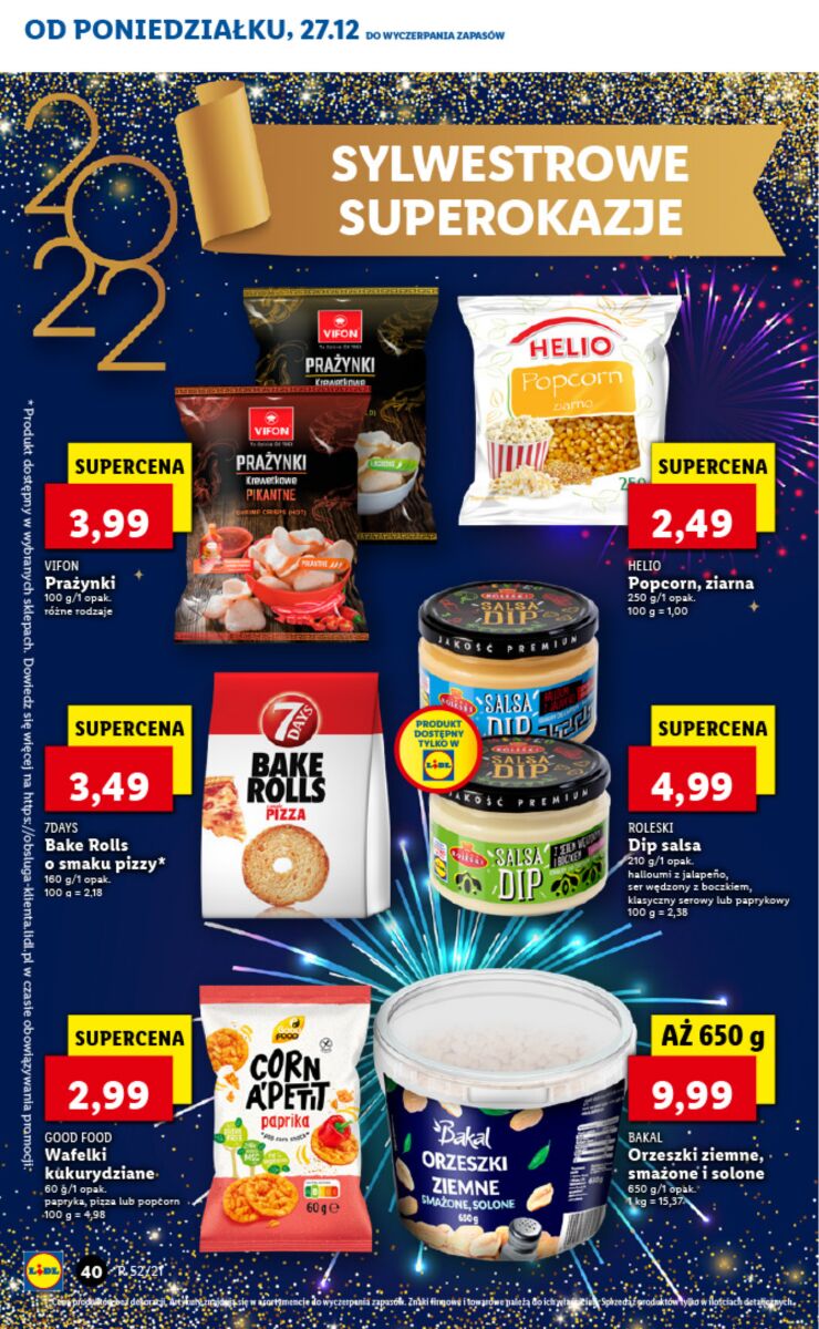 Gazetka OFERTA WAŻNA OD 27.12 DO 02.01