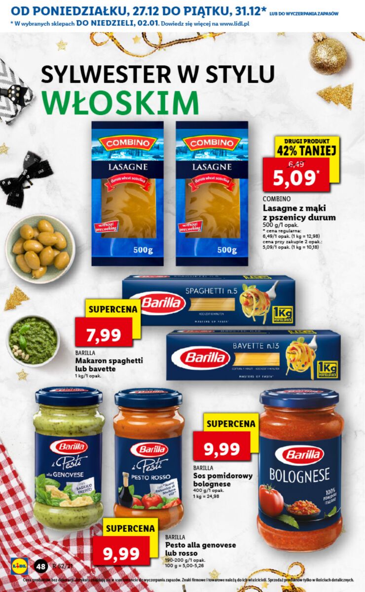 Gazetka OFERTA WAŻNA OD 27.12 DO 02.01