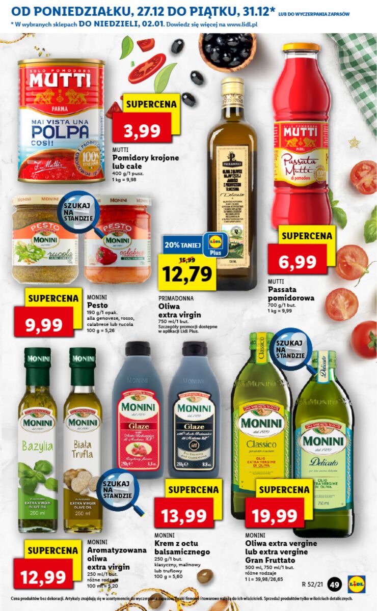 Gazetka OFERTA WAŻNA OD 27.12 DO 02.01