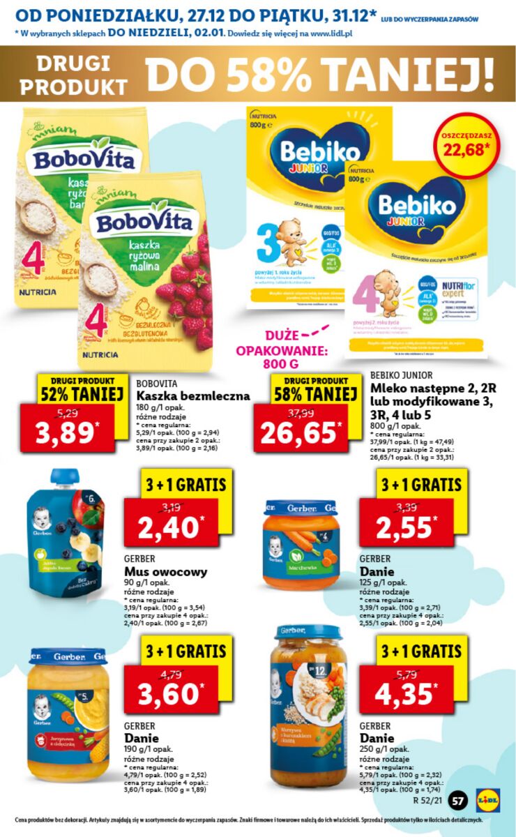 Gazetka OFERTA WAŻNA OD 27.12 DO 02.01