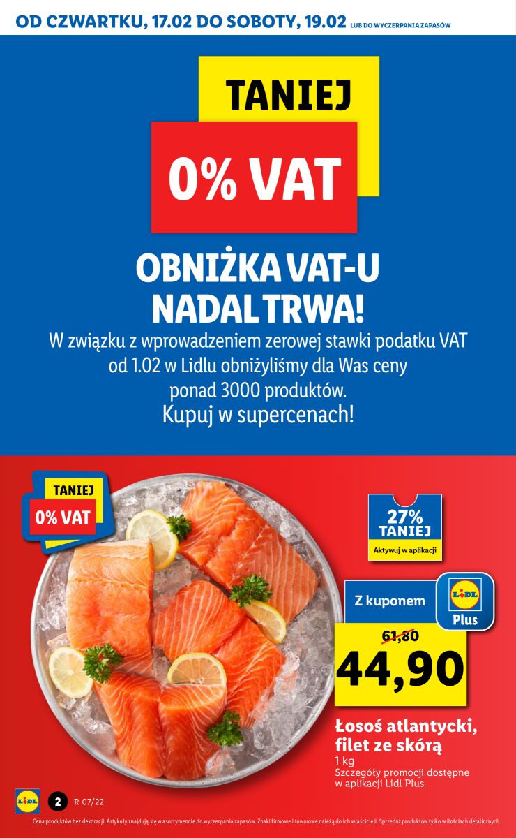 Gazetka OFERTA WAŻNA OD 17.02 DO 19.02