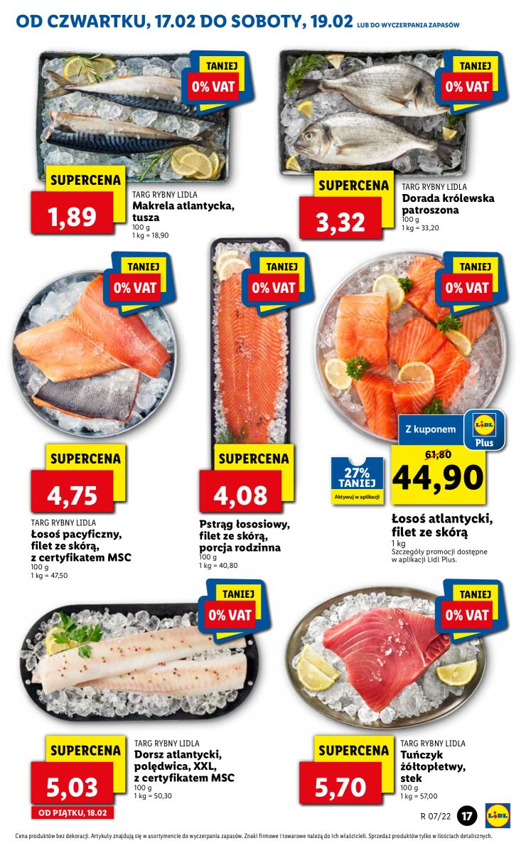 Gazetka OFERTA WAŻNA OD 17.02 DO 19.02