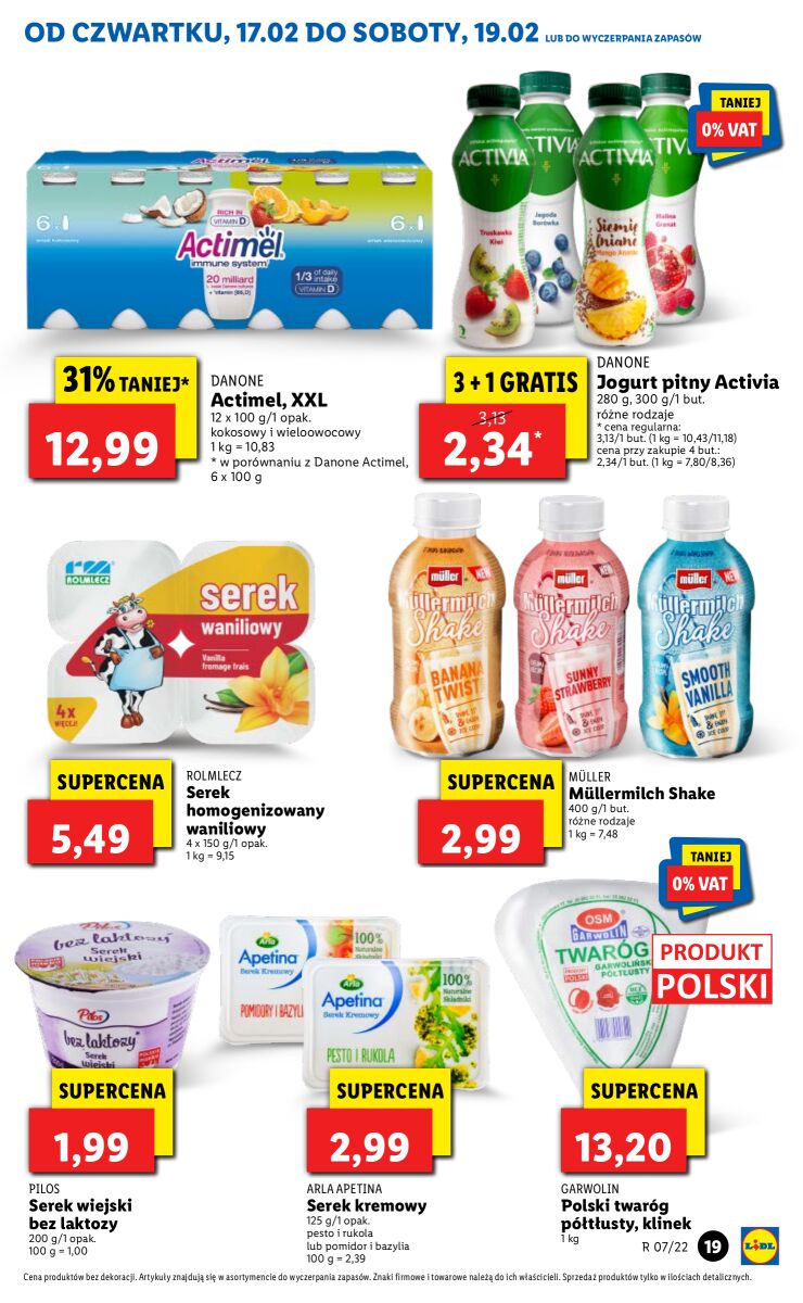 Gazetka OFERTA WAŻNA OD 17.02 DO 19.02