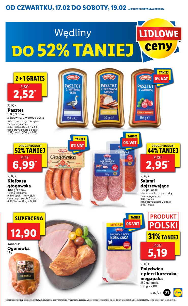 Gazetka OFERTA WAŻNA OD 17.02 DO 19.02