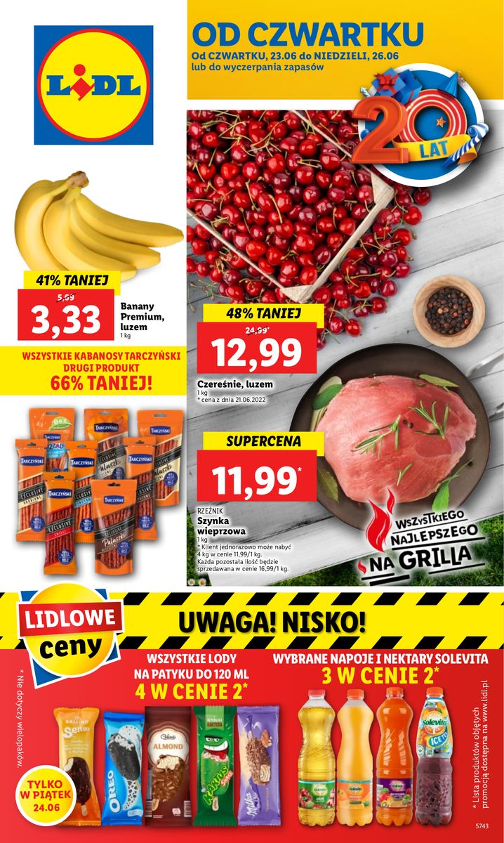 Gazetka OFERTA WAŻNA OD 23.06 DO 26.06