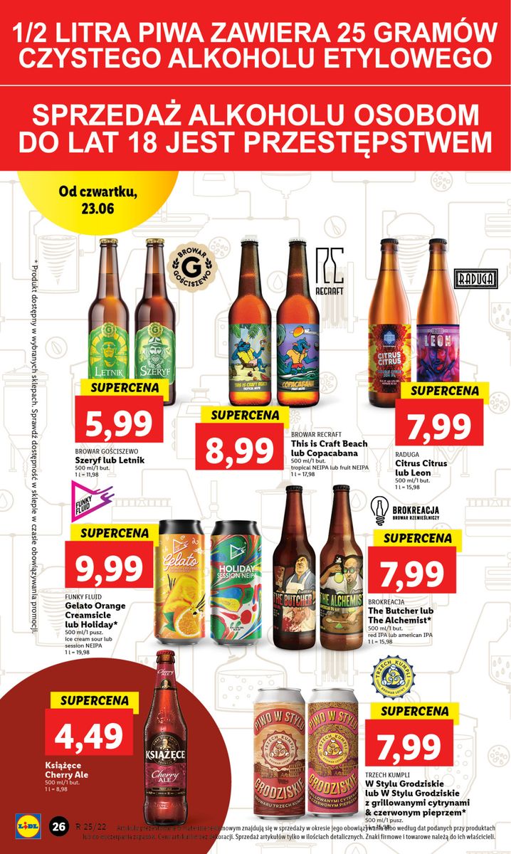 Gazetka OFERTA WAŻNA OD 23.06 DO 26.06