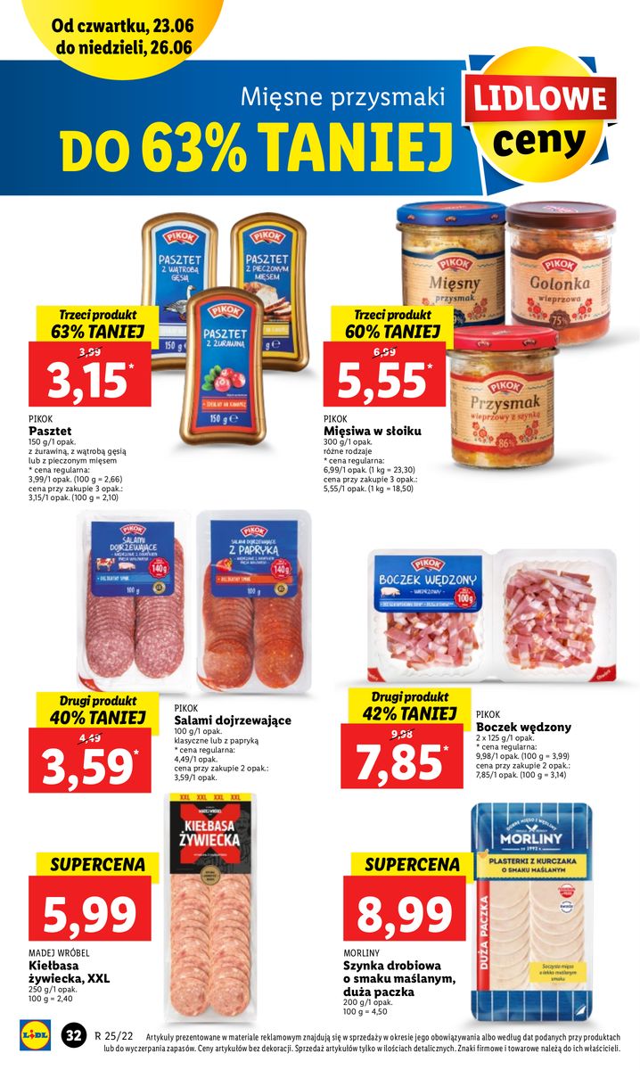 Gazetka OFERTA WAŻNA OD 23.06 DO 26.06