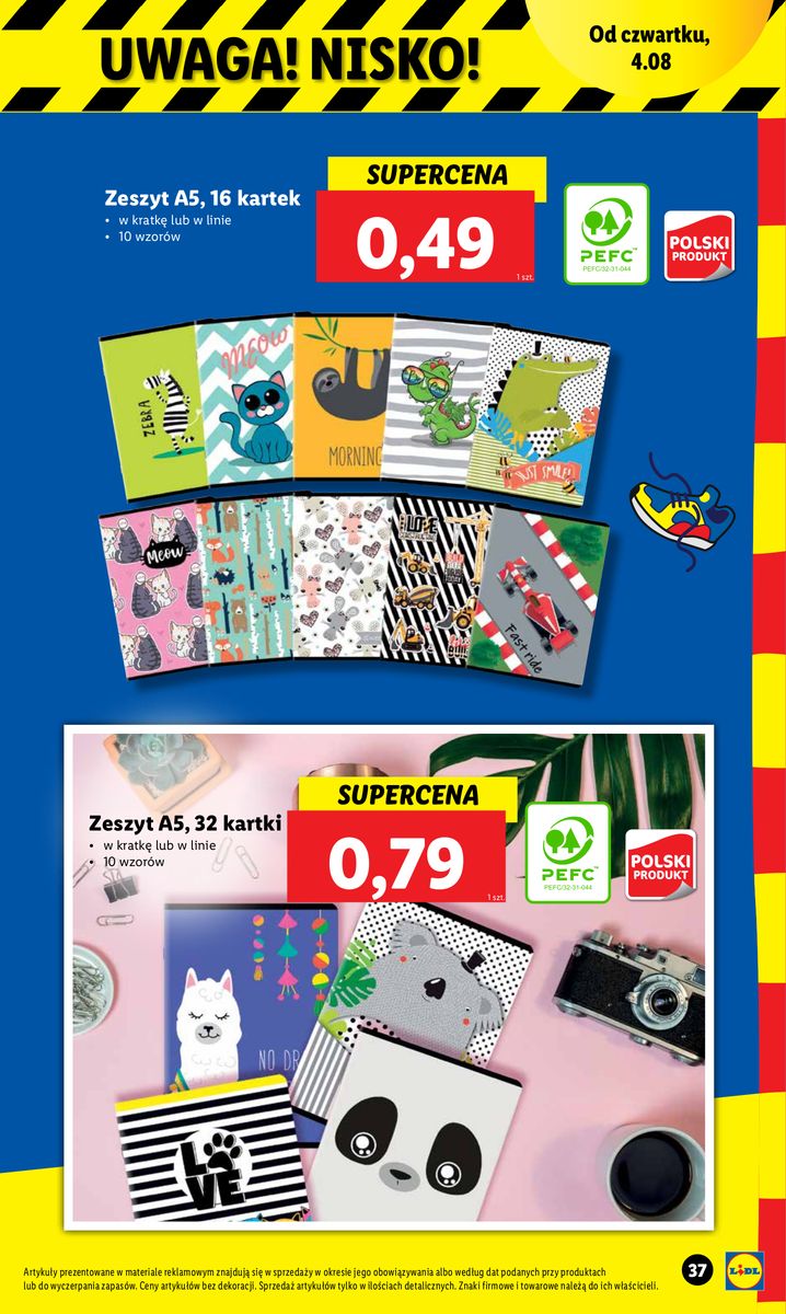 Gazetka KATALOG POWRÓT DO SZKOŁY