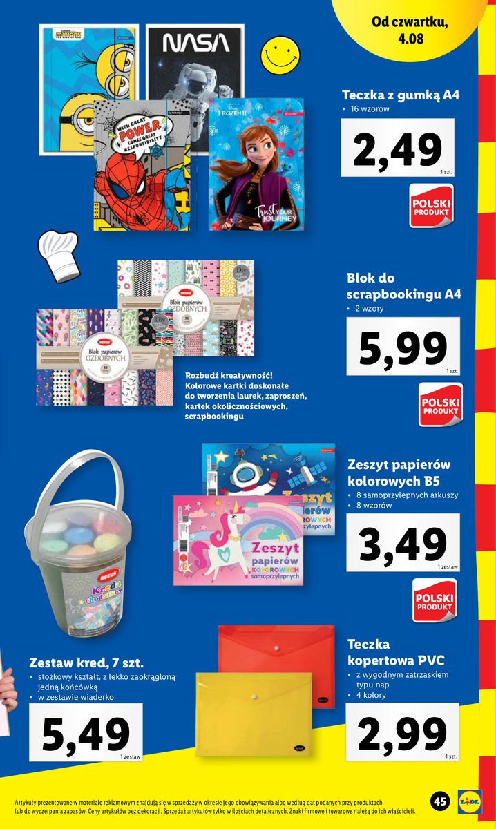 Gazetka KATALOG POWRÓT DO SZKOŁY