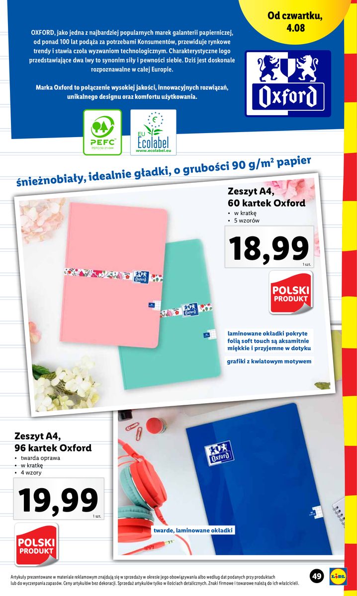 Gazetka KATALOG POWRÓT DO SZKOŁY