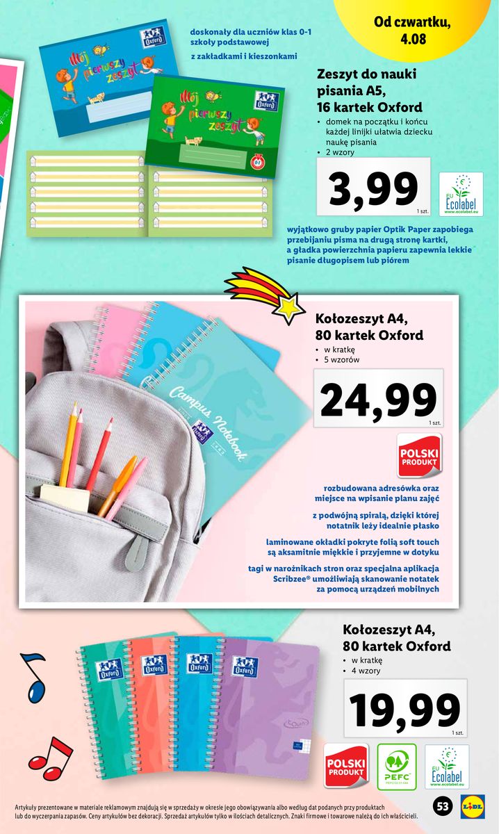 Gazetka KATALOG POWRÓT DO SZKOŁY