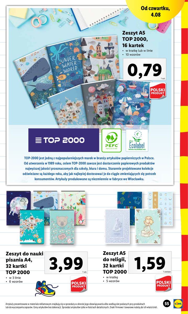 Gazetka KATALOG POWRÓT DO SZKOŁY