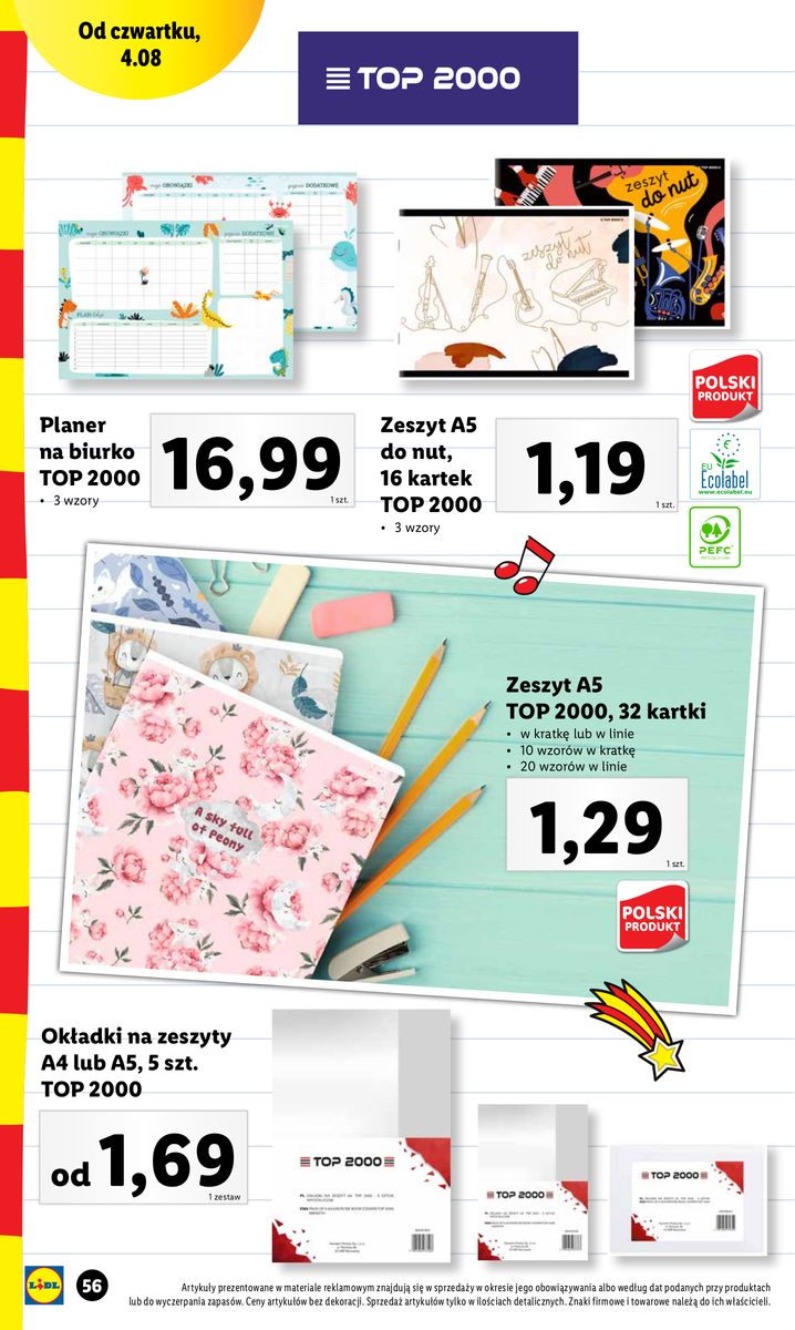 Gazetka KATALOG POWRÓT DO SZKOŁY