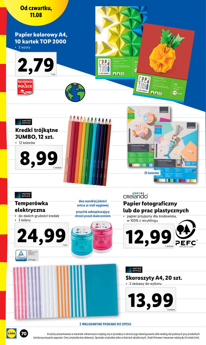 Gazetka KATALOG POWRÓT DO SZKOŁY