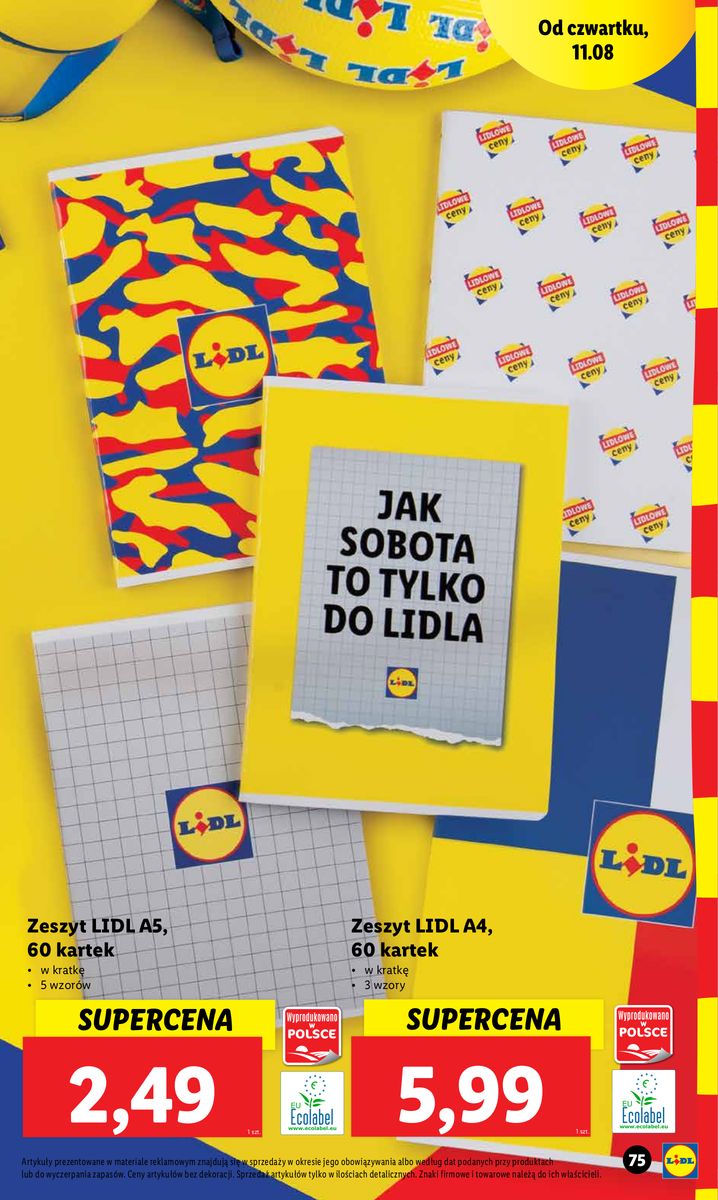 Gazetka KATALOG POWRÓT DO SZKOŁY