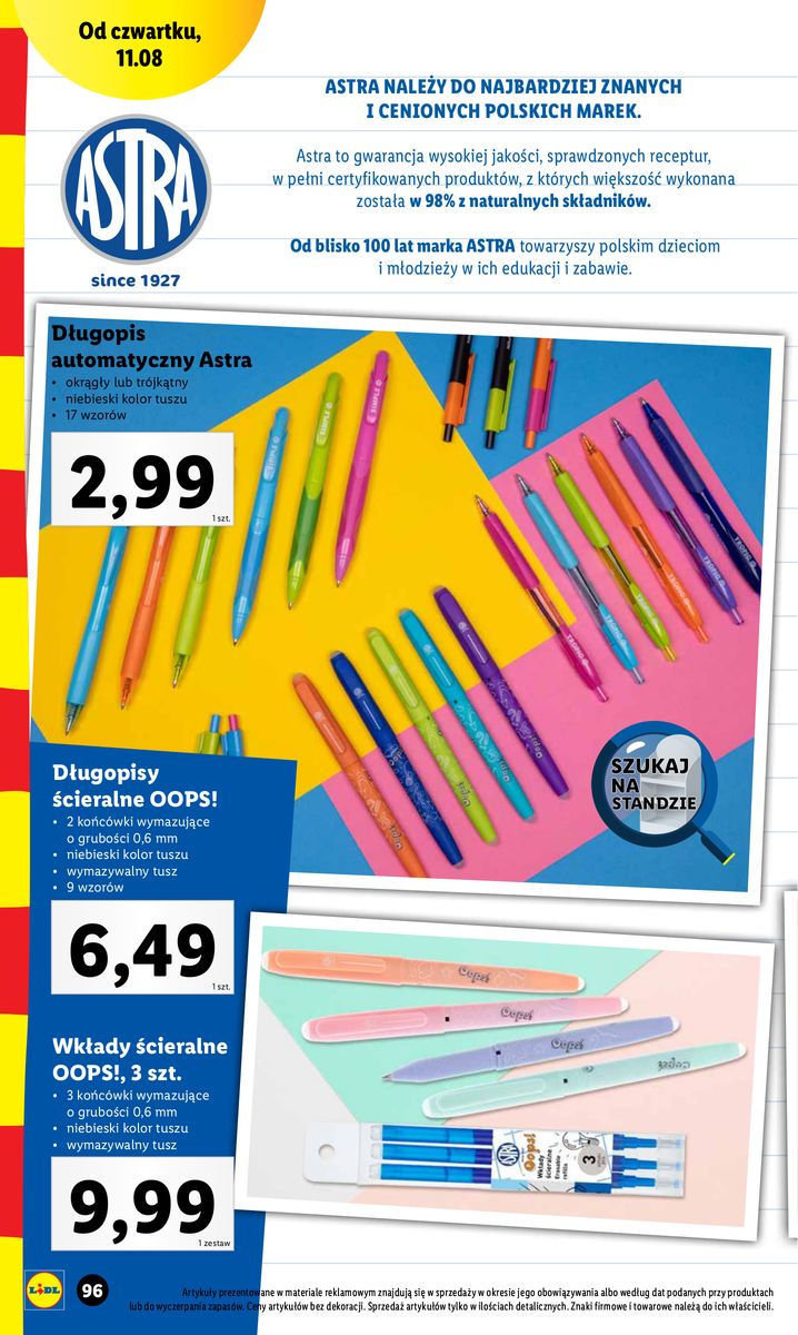 Gazetka KATALOG POWRÓT DO SZKOŁY