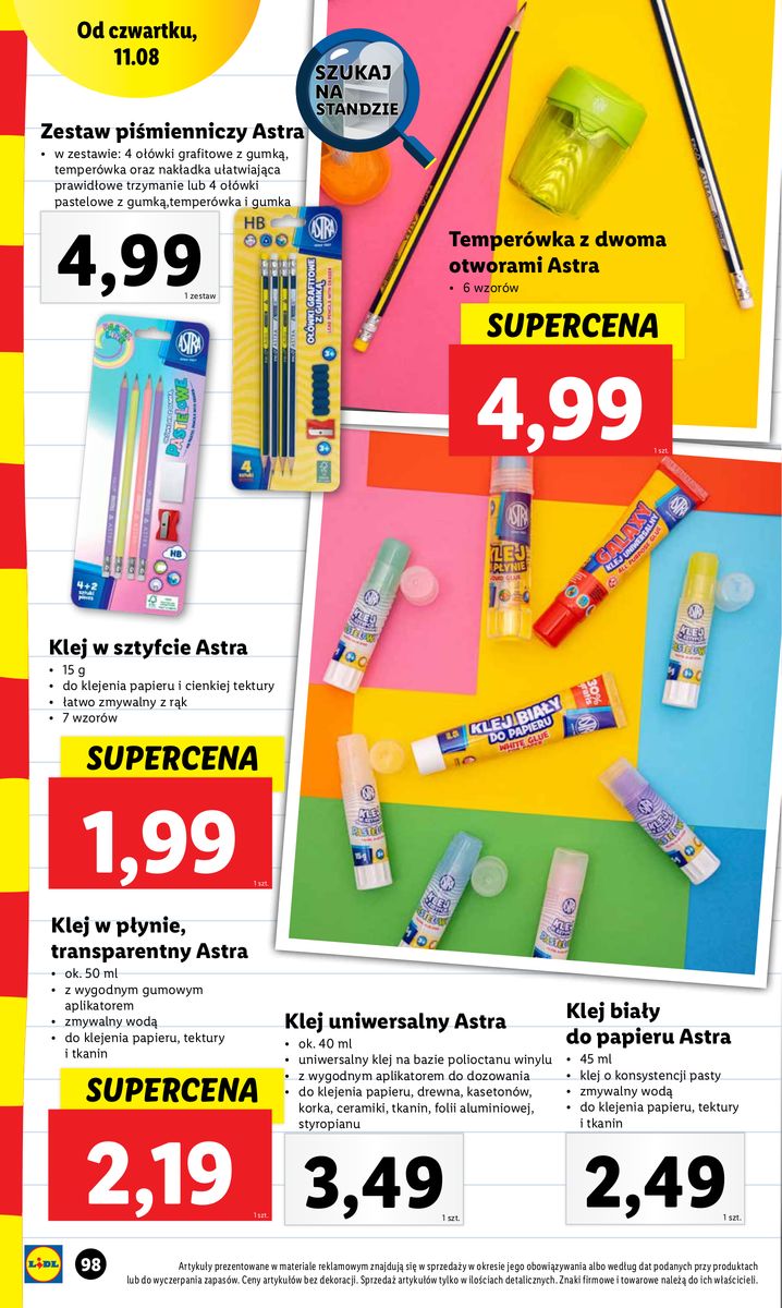 Gazetka KATALOG POWRÓT DO SZKOŁY