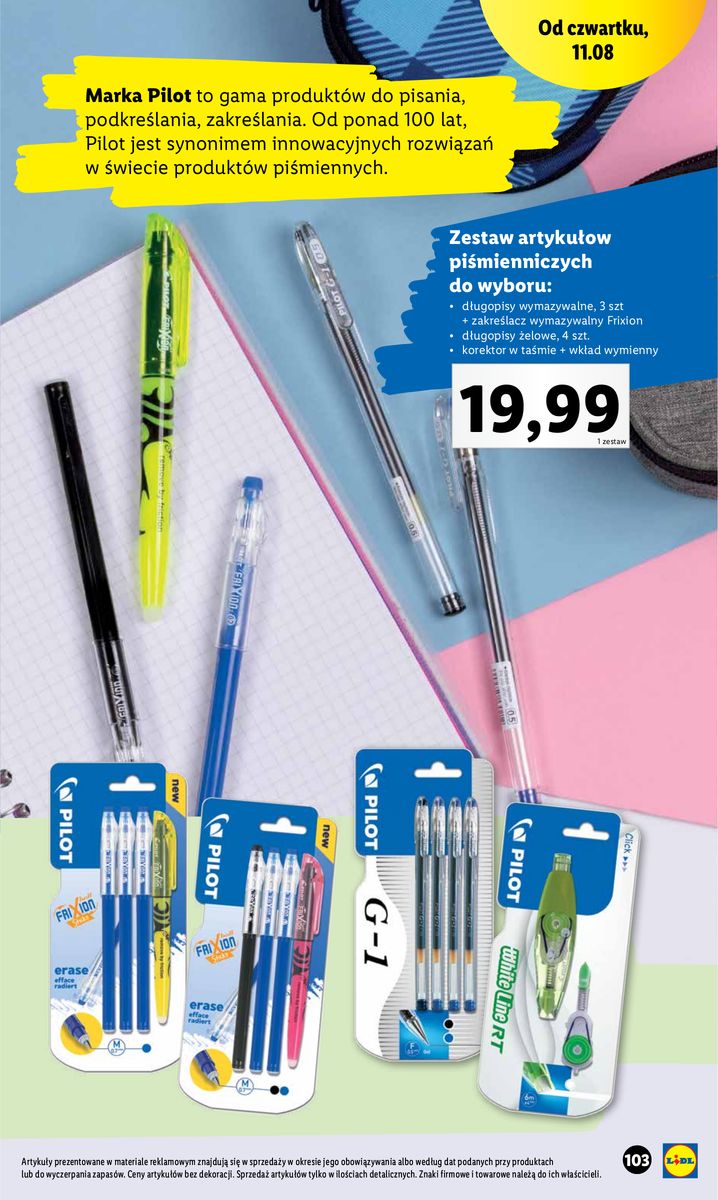 Gazetka KATALOG POWRÓT DO SZKOŁY
