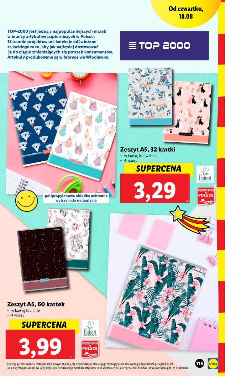 Gazetka KATALOG POWRÓT DO SZKOŁY