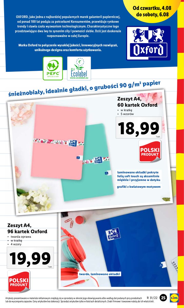 Gazetka OFERTA WAŻNA OD 01.08