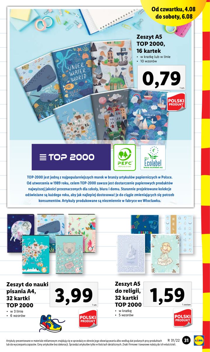 Gazetka OFERTA WAŻNA OD 01.08