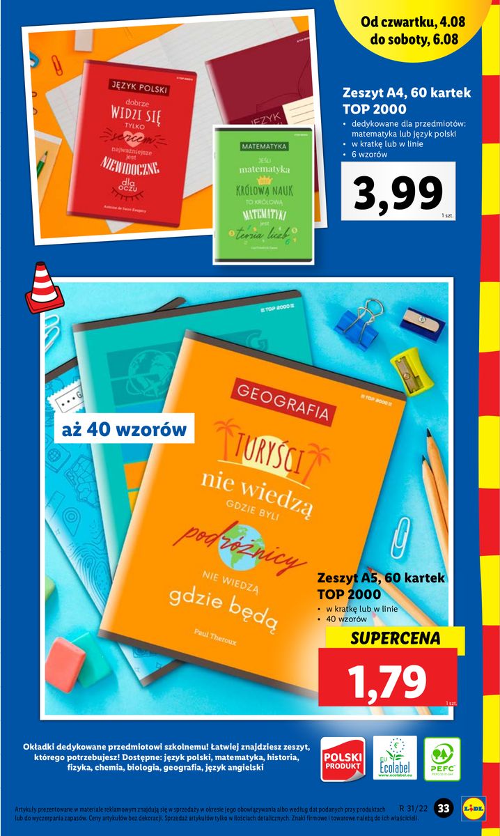 Gazetka OFERTA WAŻNA OD 01.08