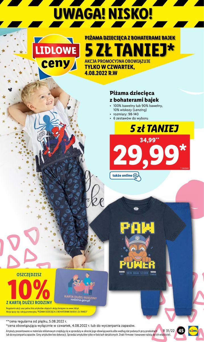 Gazetka OFERTA WAŻNA OD 01.08