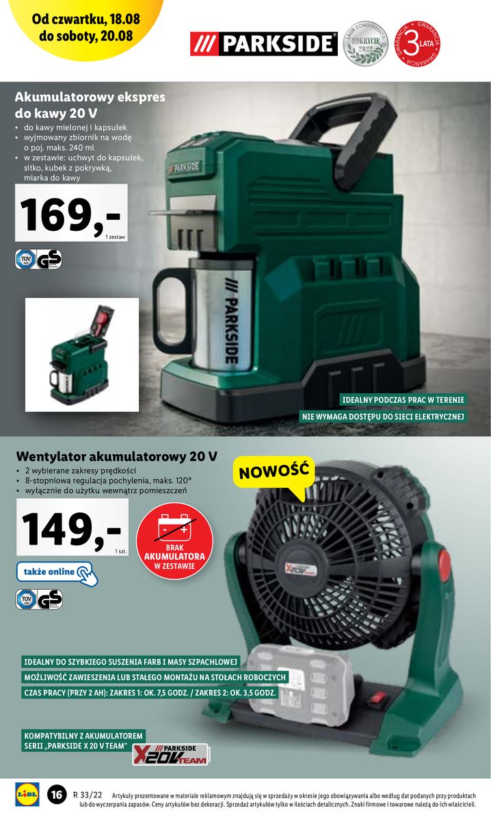 Gazetka OFERTA WAŻNA OD 16.08