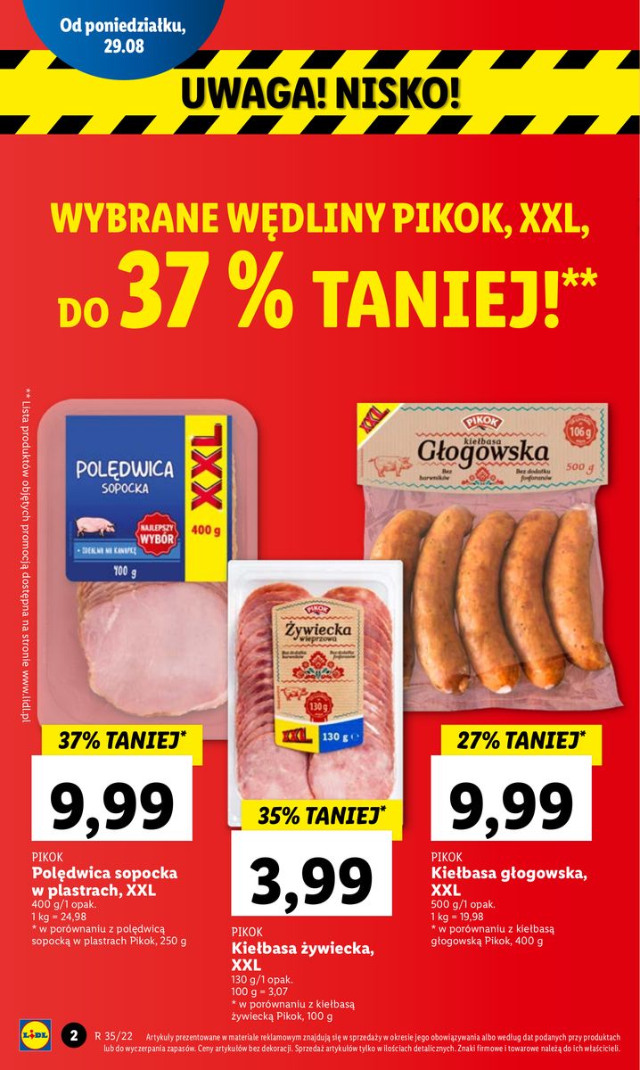 Gazetka OFERTA WAŻNA OD 29.08 DO 31.08
