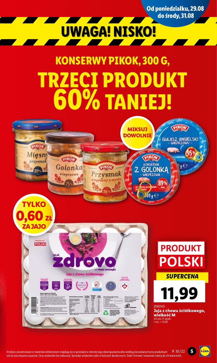 Gazetka OFERTA WAŻNA OD 29.08 DO 31.08