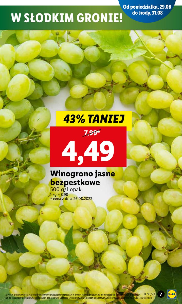 Gazetka OFERTA WAŻNA OD 29.08 DO 31.08